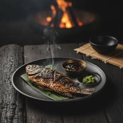 Baronang Bakar Sambal Petis