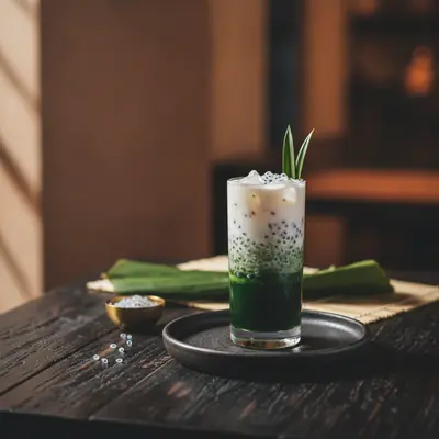 Es Kopi Pandan Selasih