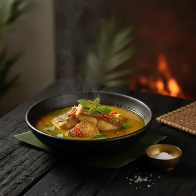 Kuah Kuning Kerapu Kemangi
